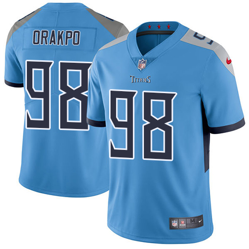 Nike Titans #98 Brian Orakpo Light Blue Team Color Youth Stitched NFL Vapor Untouchable Limited Jersey